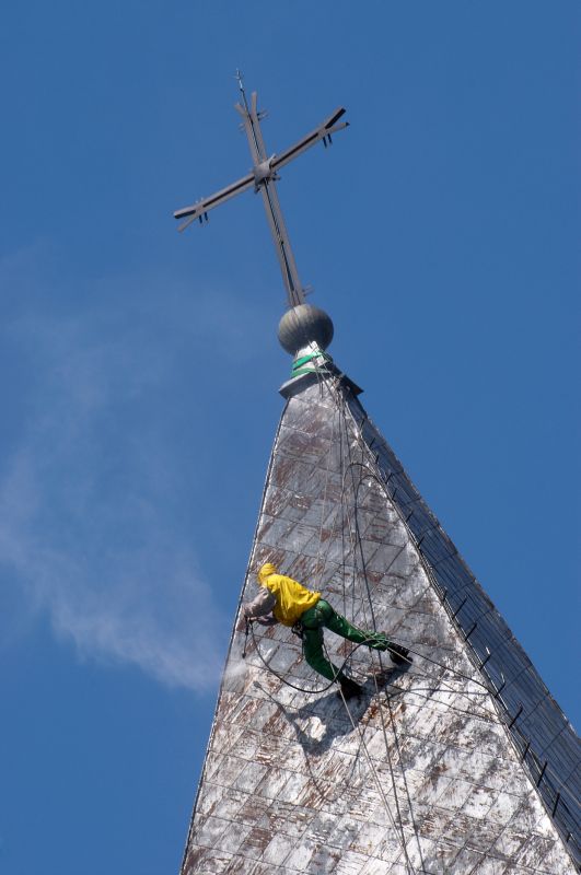 Church Roof Shingle Repair